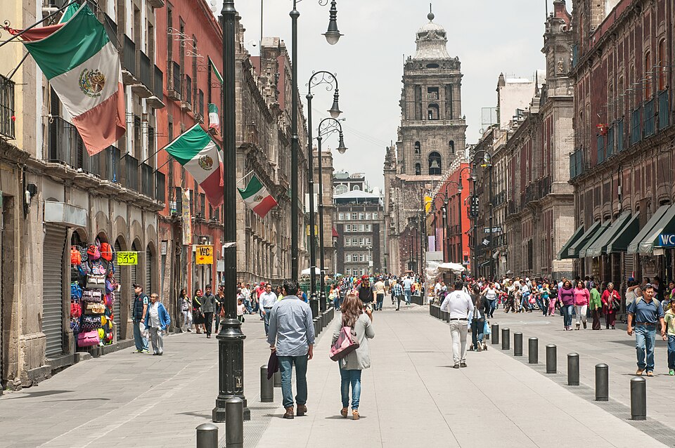 Historic downtown of Mexico City
